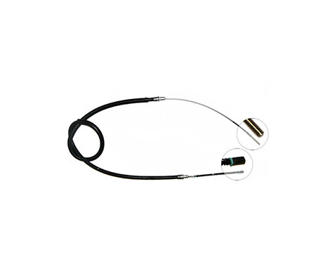 Vajer, parkeringsbroms K12466 ABS, bild 2