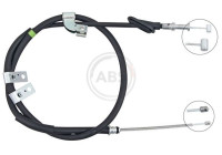 Vajer, parkeringsbroms K12548 ABS