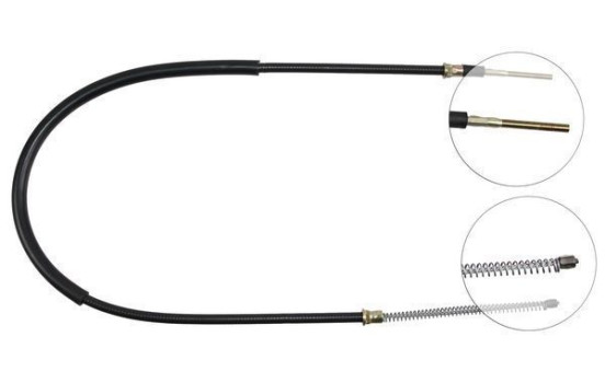 Vajer, parkeringsbroms K12597 ABS