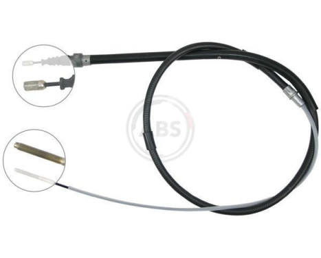 Vajer, parkeringsbroms K12756 ABS, bild 3