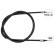 Vajer, parkeringsbroms K13257 ABS