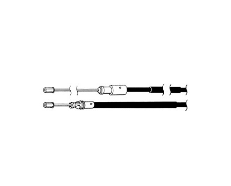 Vajer, parkeringsbroms K13378 ABS, bild 2