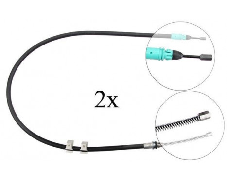 Vajer, parkeringsbroms K13776 ABS