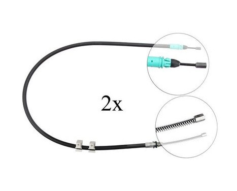 Vajer, parkeringsbroms K13776 ABS, bild 2