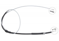 Vajer, parkeringsbroms K13875 ABS