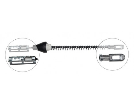 Vajer, parkeringsbroms K13884 ABS