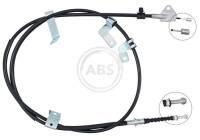 Vajer, parkeringsbroms K14026 ABS