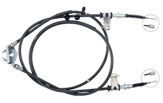Vajer, parkeringsbroms K14063 ABS