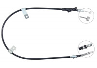 Vajer, parkeringsbroms K14103 ABS