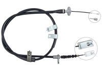 Vajer, parkeringsbroms K14125 ABS