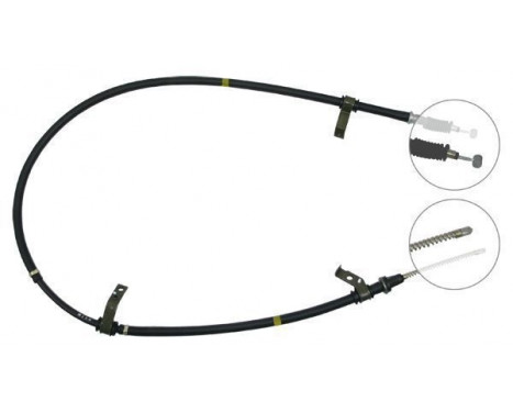 Vajer, parkeringsbroms K14318 ABS