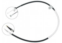 Vajer, parkeringsbroms K14348 ABS