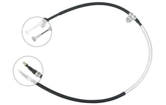 Vajer, parkeringsbroms K14348 ABS