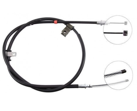 Vajer, parkeringsbroms K14878 ABS