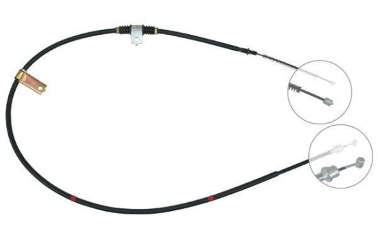 Vajer, parkeringsbroms K14888 ABS