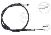 Vajer, parkeringsbroms K16026 ABS