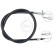 Vajer, parkeringsbroms K16036 ABS