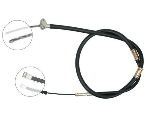 Vajer, parkeringsbroms K16078 ABS