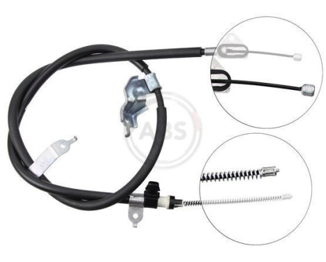 Vajer, parkeringsbroms K16547 ABS, bild 3