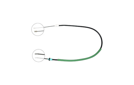 Vajer, parkeringsbroms K16647 ABS, bild 2