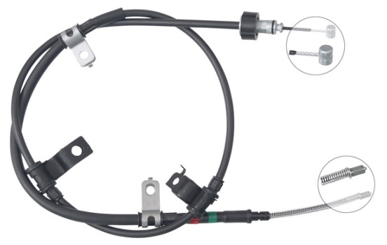 Vajer, parkeringsbroms K17505 ABS