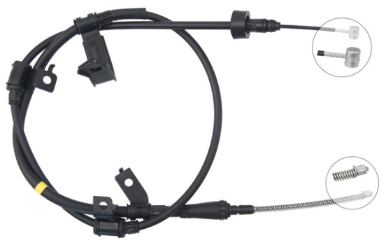 Vajer, parkeringsbroms K17509 ABS