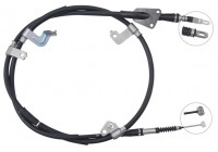 Vajer, parkeringsbroms K17516 ABS