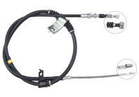 Vajer, parkeringsbroms K17545 ABS