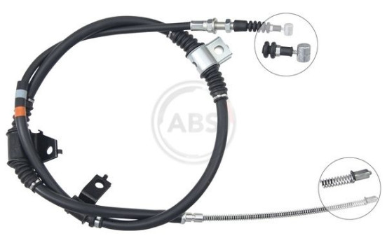 Vajer, parkeringsbroms K17560 ABS, bild 2