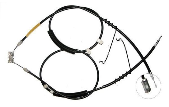 Vajer, parkeringsbroms K17715 ABS