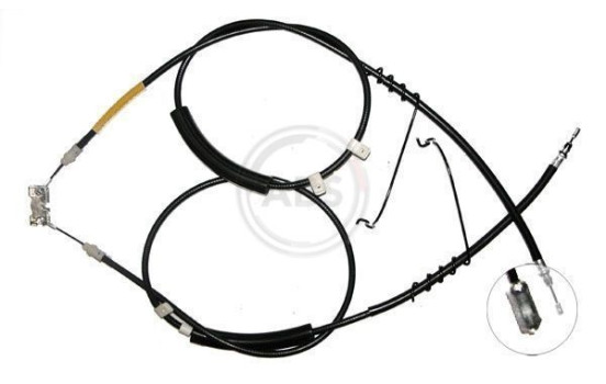 Vajer, parkeringsbroms K17715 ABS, bild 3