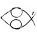 Vajer, parkeringsbroms K17795 ABS