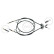 Vajer, parkeringsbroms K19605 ABS, miniatyr 3