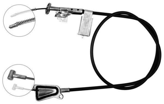 Vajer, parkeringsbroms K19807 ABS