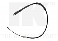 Vajer, parkeringsbroms