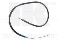 Vajer, parkeringsbroms