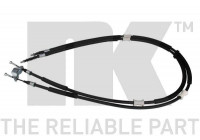 Vajer, parkeringsbroms