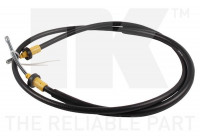 Vajer, parkeringsbroms