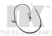 Vajer, parkeringsbroms