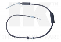 Vajer, parkeringsbroms