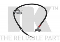 Vajer, parkeringsbroms