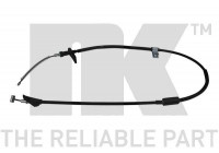 Vajer, parkeringsbroms