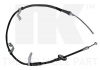 Vajer, parkeringsbroms