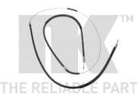 Vajer, parkeringsbroms