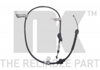 Vajer, parkeringsbroms