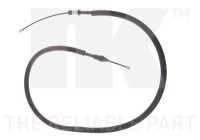 Vajer, parkeringsbroms