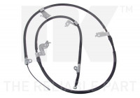 Vajer, parkeringsbroms