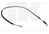 Vajer, parkeringsbroms