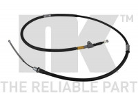 Vajer, parkeringsbroms