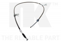 Vajer, parkeringsbroms